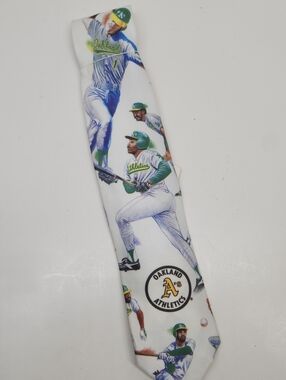 Ralph Marlin MLB NoS VINTAGE OAKLAND A'S TIE